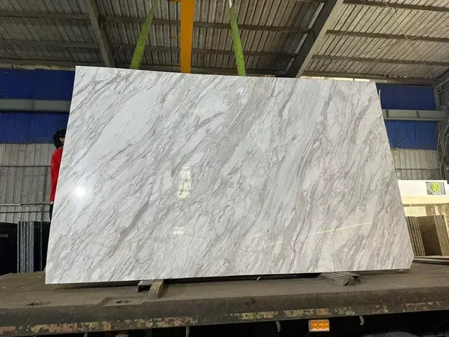 Báo Giá Đá Trắng Volakas Ốp Cầu Thang, Bàn Bếp, Quầy Bar, Lavabo, Lát Sàn, Ốp Cột