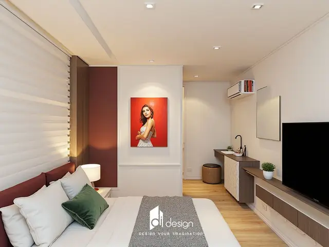 Thiết Kế Nội Thất Căn Hộ 69m2 Vinhomes Grand Park Đầy Màu Sắc