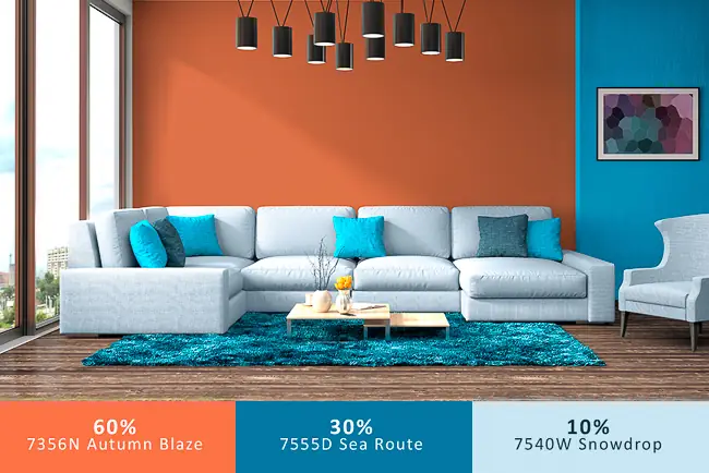 Quy Luật Phối Màu Thiết Kế Nội Thất 60-30-10