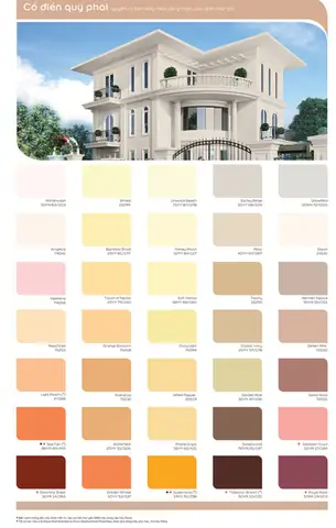 Bảng Màu Sơn Dulux Weathershield