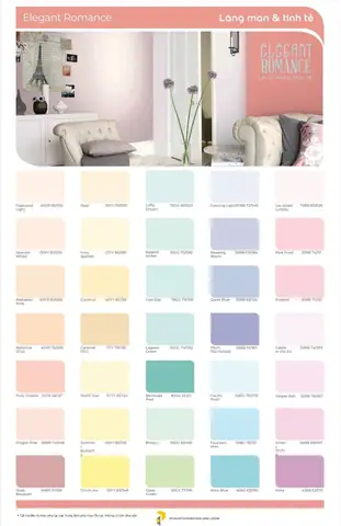 Bảng Màu Sơn Dulux 5 In 1 Trong Nhà