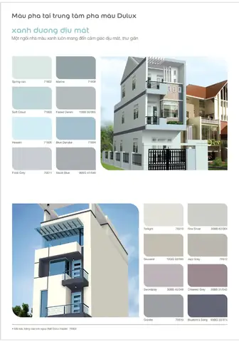 Bảng Màu Sơn Ngoại Thất Dulux Inspire Exterior