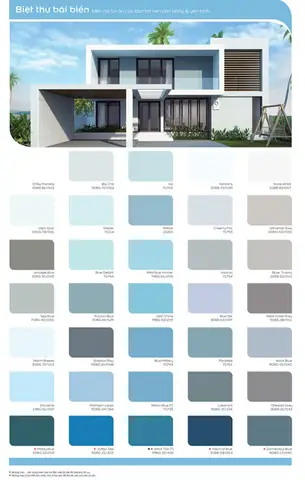 Bảng Màu Sơn Dulux Weathershield
