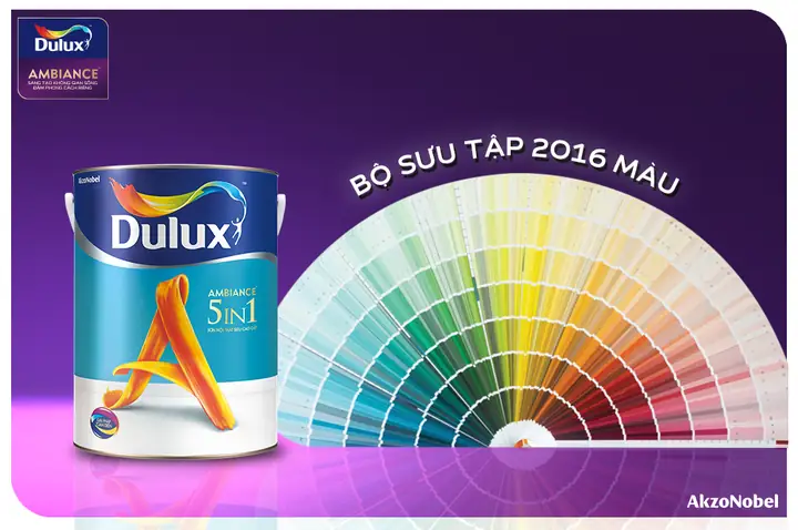 Bảng Màu Sơn Dulux Mới Nhất