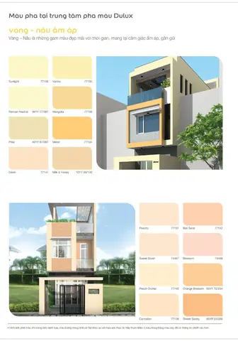 Bảng Màu Sơn Ngoại Thất Dulux Inspire Exterior