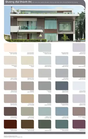 Bảng Màu Sơn Dulux Weathershield