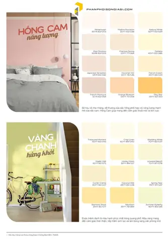 Bảng Màu Sơn Dulux Easy Clean Nội Thất