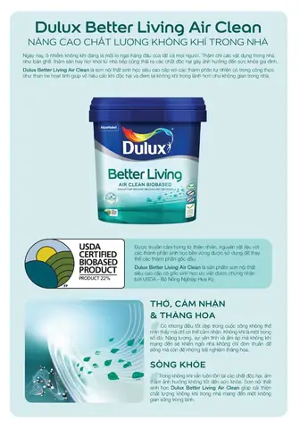 Bảng Màu Sơn Dulux Better Living Air Clean