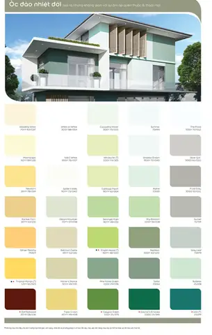 Bảng Màu Sơn Dulux Weathershield
