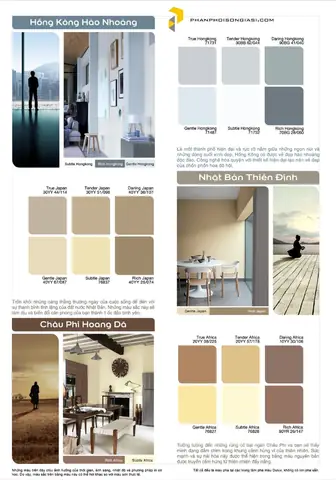 Bảng Màu Dulux Inspire Interior