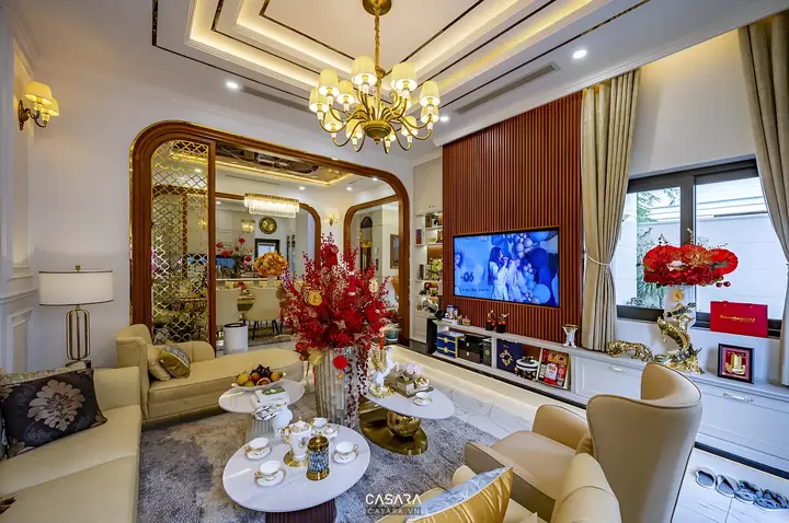 Mẫu Thi Công Nội Thất Phong Cách Tân Cổ Điển