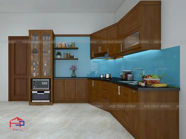 Ý Tưởng Thiết Kế Bộ Tủ Bếp Gỗ Sồi Mỹ Đẹp Tbsm02 Nhà Anh Khôi - Tân Dân, Việt Trì Ý Tưởng Thiết Kế Bộ Tủ Bếp Gỗ Sồi Mỹ Đẹp Tbsm02 Nhà Anh Khôi - Tân Dân, Việt Trì