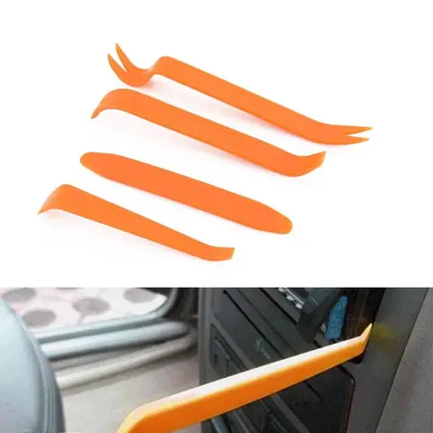 Bộ 6 Dụng Cụ Tháo, Mở Nội Thất Ô Tô, Xe Hơi Tháo Lắp Các Chi Tiết Nội Thất Ô Tô Như Màn Hình, Táp Lô, Ốp Sàn, Vít Nhựa, Vè Cưa, Chấu Ô Tô