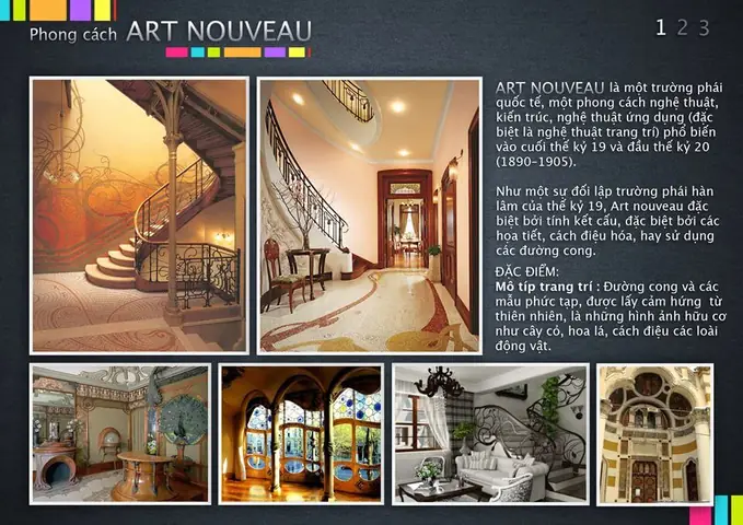 Phong Cách Thiết Kế Nội Thất Art Nouveau