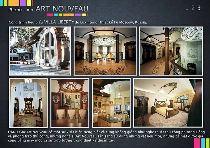 Phong Cách Thiết Kế Nội Thất Art Nouveau