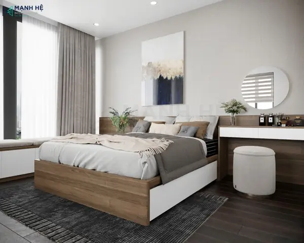Mẫu 14: Bố Trí Nhà Vệ Sinh Trong Phòng Ngủ Đẹp Tiện Nghi