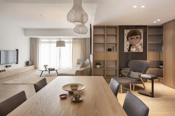 Trang Trí Nội Thất Phòng Khách Bằng Gỗ