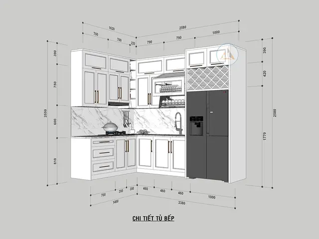 Bóc Tách Kỹ Thuật Nội Thất Sketchup Bóc Tách Kỹ Thuật Nội Thất Sketchup