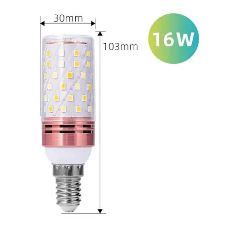Thông Số Kỹ Thuật Chi Tiết Bóng Đèn Led Bulb Trang Trí Đui Xoáy E14 12w Ánh Sáng Vàng 3000k