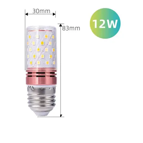 Thông Số Kỹ Thuật Chi Tiết Bóng Đèn Led Bulb Trang Trí Đui Xoáy E14 12w Ánh Sáng Vàng 3000k