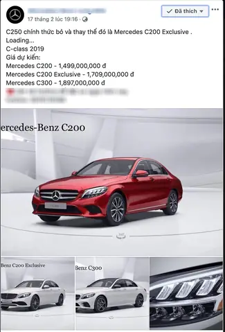 Mercedes-benz C-class 2019 Lộ Ảnh Nội Thất Và Giá Bán Dự Kiến Từ 1,499 Tỷ Đồng Tại Việt Nam - Ảnh 1.