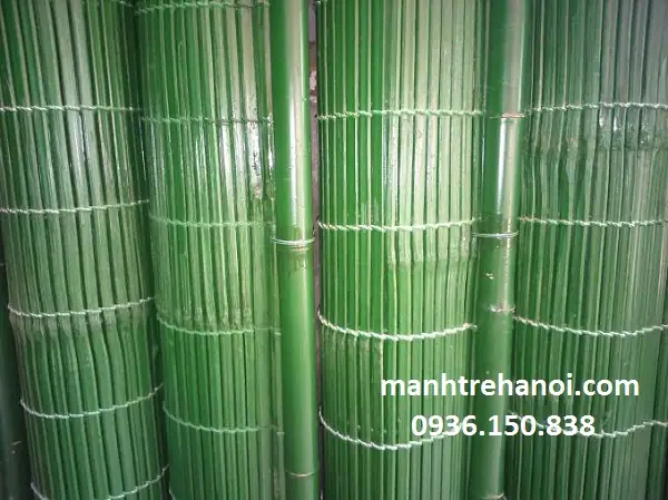 Mành Tre Sơn Xanh Che Nắng Ban Công Mành Tre Sơn Xanh Che Nắng Ban Công