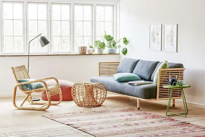 Sofa Mây Tre Đan Cho Quán Cà Phê, Resort Sofa Mây Tre Đan Cho Quán Cà Phê, Resort