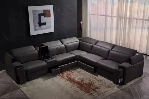 Sofa Da Bò Phong Cách Châu Âu Sofa Da Bò Phong Cách Châu Âu