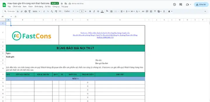 Hướng Dẫn Cách Báo Giá Nội Thất Nhanh Chóng Và Chính Xác