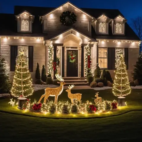 Cách Trang Trí Noel Ngoài Trời Lung Cách Trang Trí Noel Ngoài Trời Lung