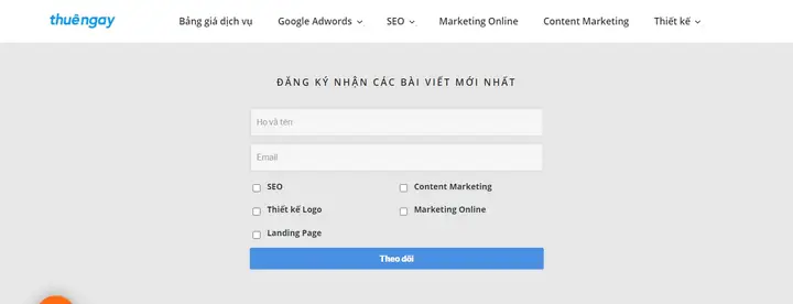 Lấy Data Từ Thông Tin Khách Hàng Để Lại Khi Xem Tin Tức