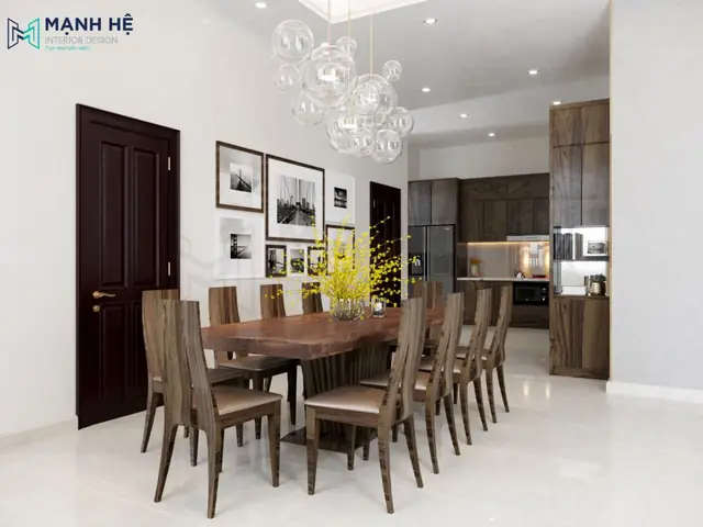 Mẫu 5: Bản Vẽ Thiết Kế Nội Thất Phòng Bếp Ăn