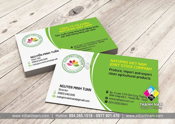 Bảng Giá In Card Visit, In Name Cardin Offsetsiêu Nét
