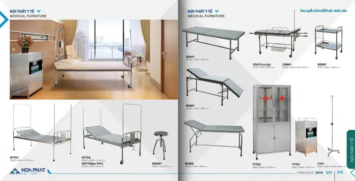 Catalogue Nội Thất Y Tế Hòa Phát 2022