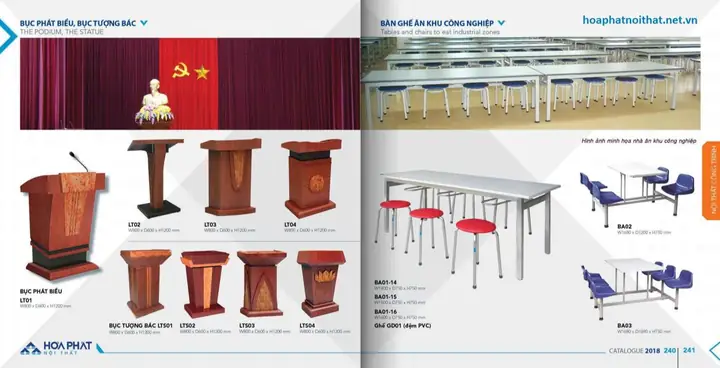Catalogue Nội Thất Công Cộng Hòa Phát 2022