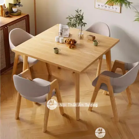 Bàn Ghế Nhà Hàng, Quán Bún Đậu, Ăn Vặt At6948 Tại Nội Thất Ấn Tượng