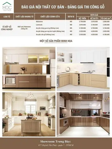 Chi Phí Lắp Đặt Tủ Bếp