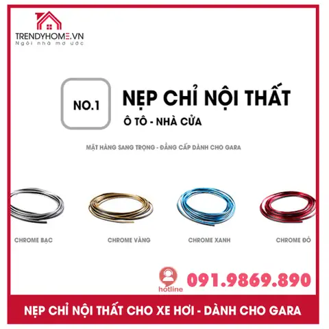 Chỉ Viền Trang Trí Nội Thất Xe Hơi