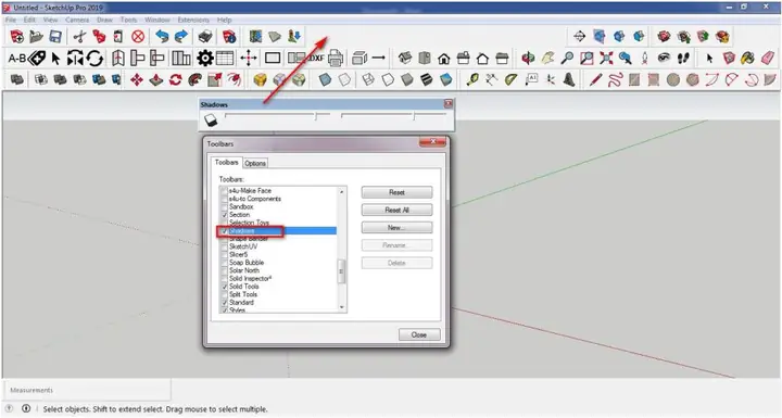 Hướng Dẫn Chi Tiết Cách Chỉnh Bóng Đổ Nội Thất Sketchup Hiệu Quả