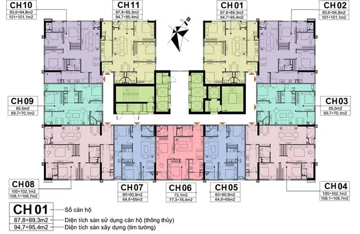 Thiết Kế Chung Cư A10 Nam Trung Yên