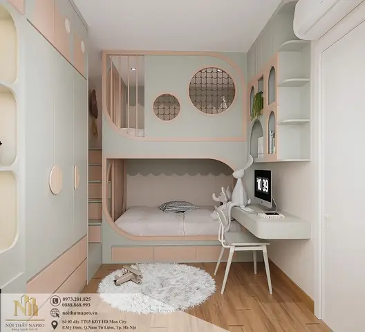 Nội Thất Phòng Ngủ Con Nhỏ Xinh
