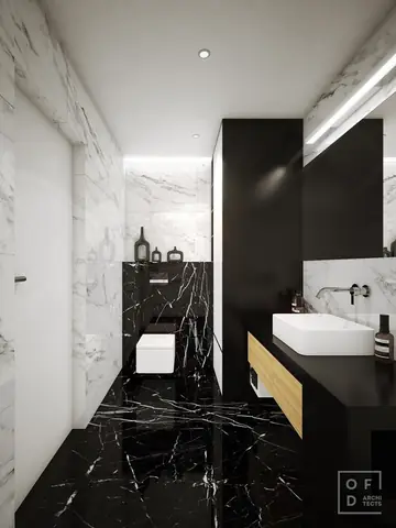 Chung Cư Nội Thất Trắng Đen