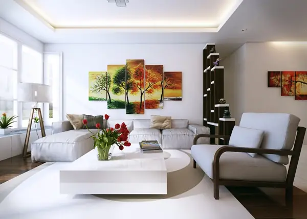 Chung Cư Nội Thất Trắng Đen