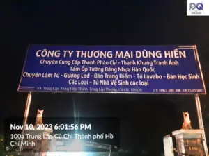 Thi Công Bảng Căng Khung Tại Củ Chi