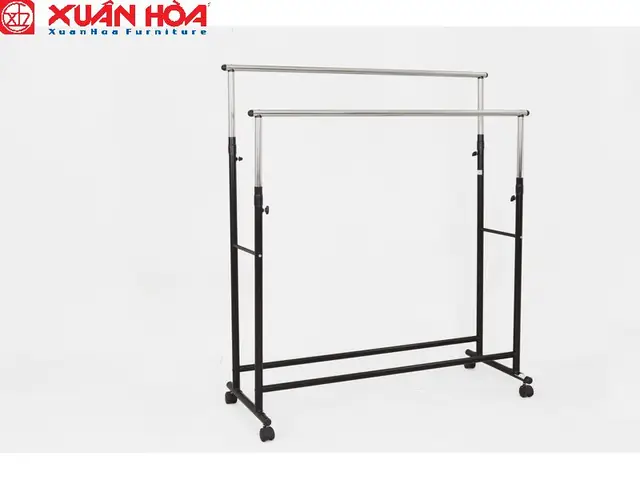 Giàn Phơi Kép Treo Quần Áo Xuân Hòa Za-08-01 - Có Bánh Xe