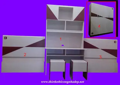 Mẫu Đồ Gỗ Nội Thất Phòng Ngủ Số 8