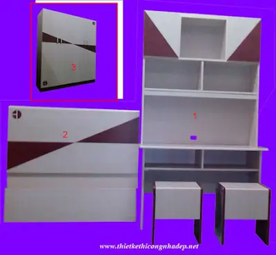 Mẫu Đồ Gỗ Nội Thất Phòng Ngủ Số 9