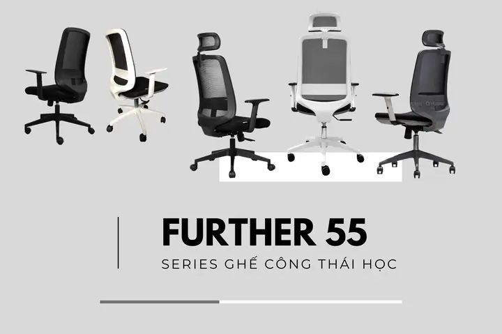 Serie Further 55 - Ghế Công Thái Học Giá Rẻ Xứng Đáng Để Đầu Tư