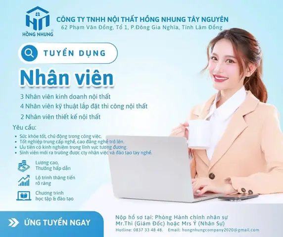 Công Ty Nội Thất Hoàng Phát Tuyển Dụng: Cơ Hội Nào Cho Bạn?