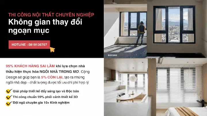 Cộng Design: Công Ty Thiết Kế Nội Thất Tphcm Uy Tín Hàng Đầu